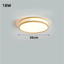 Axyaa Japanese Style Wood Ceiling Lamp - Modern Living Room Bedroom Lighting
