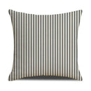 Axyaa Grey Geometric Linen Cushion Cover for Sofa Living Room Decor