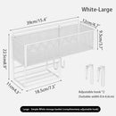 Axyaa Wire Baskets: Versatile Wall Mount Storage for Home, Office, Kitchen, Bathroom, Laundry
