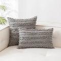 Axyaa Cotton Linen Cut Flowers Pillowcase: Nordic Style Cushion Cover Home Decor
