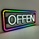 Axyaa Neon Open Sign: Multilingual LED Lights for All Stores