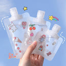 Axyaa 100ml Lotion Dispenser Bag: Travel-friendly, Leakproof & Reusable Beauty Pouch