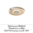 Axyaa Rose Gold LED Ceiling Light for Home Lighting in Living Room, Bedroom, Study Room