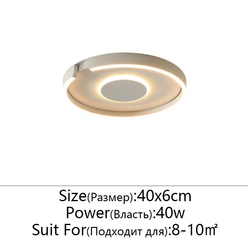 Axyaa Rose Gold LED Ceiling Light for Home Lighting in Living Room, Bedroom, Study Room