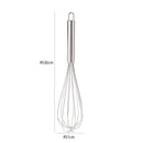 Axyaa Stainless Steel Egg Beater Mixer, Multifunctional Manual Whisk Kitchen Tool