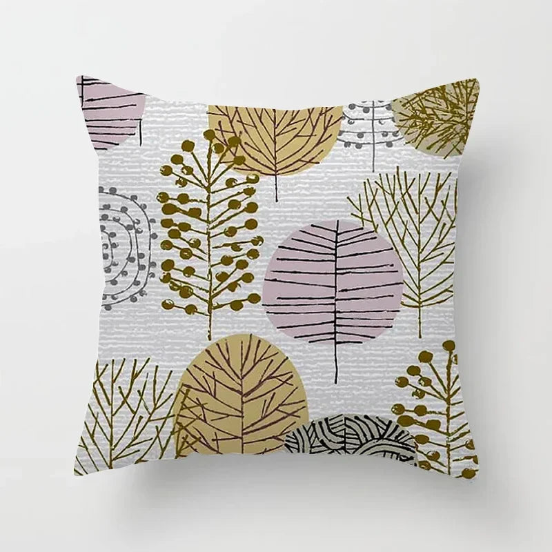 Bohemian Geometric Pattern Printed Pillowcase - Axyaa Brand