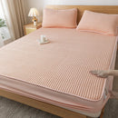 Axyaa Ultrasonic Waterproof Mattress Protector Embroidered Fitted Sheet