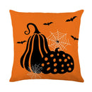 Axyaa Trick or Treat Halloween Pillowcase: Polyester Sofa Cushion Cover