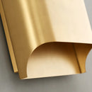 Axyaa Modern Brass LED Wall Lamp for Hotel Living Room, Bedroom & Corridor