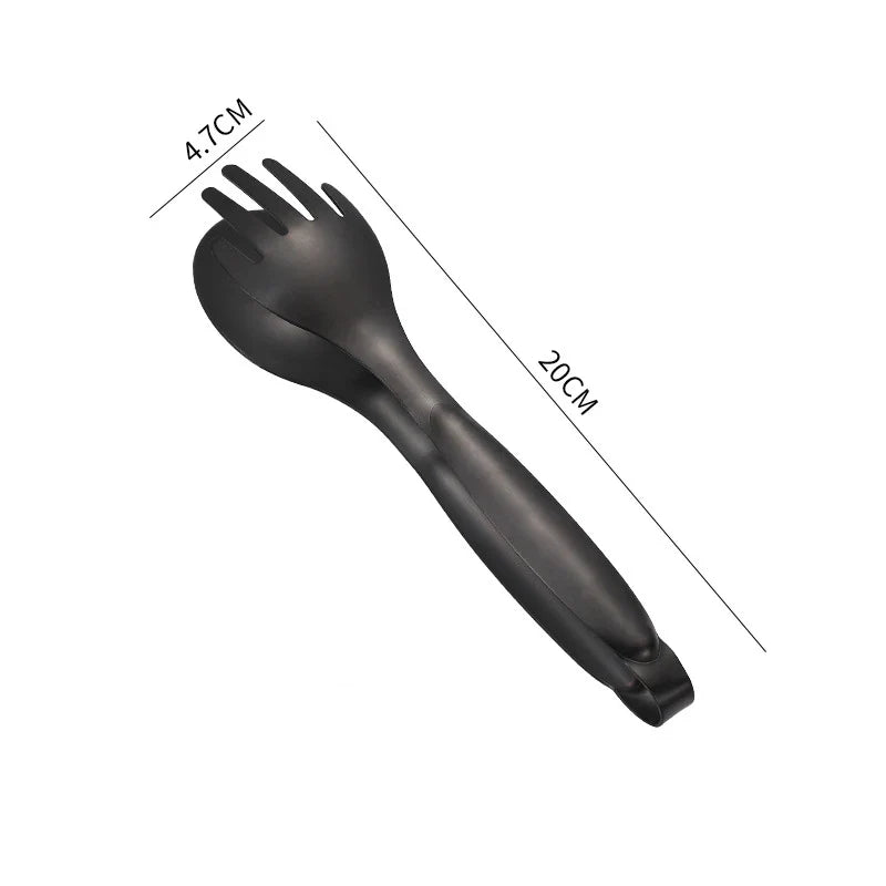 Axyaa Stainless Steel Food Tongs - Non-Slip Cooking Tool for Barbecue, Grilling & Frying