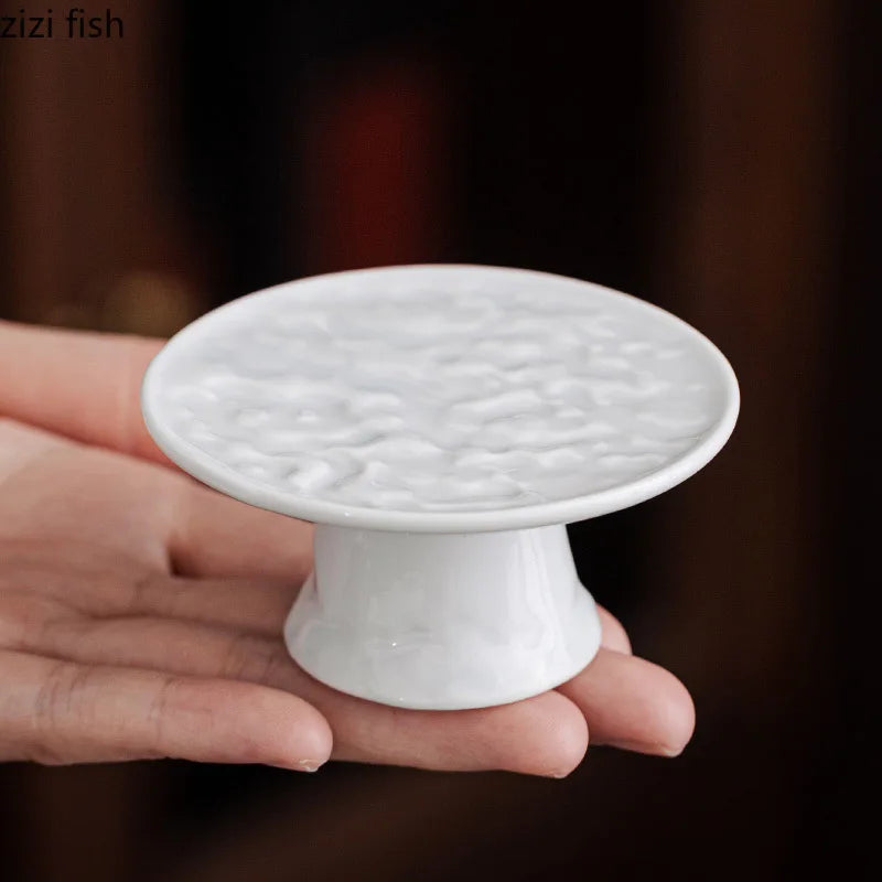 Axya Ceramic Tea Tray Cup Holder Stand Display Refreshment Plate