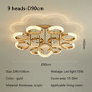 Axyaa Circle Ring LED Ceiling Light Modern Minimalist Luxury Acrylic Bedroom Living Room Lighting Fixtures
