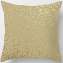 Axyaa Gold Geometric Flow Elements Pillow Case Cover Home Decor Accessories