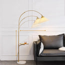 Nordic Design LED Floor Lamp with Tray Table for Living Room by Axyaa