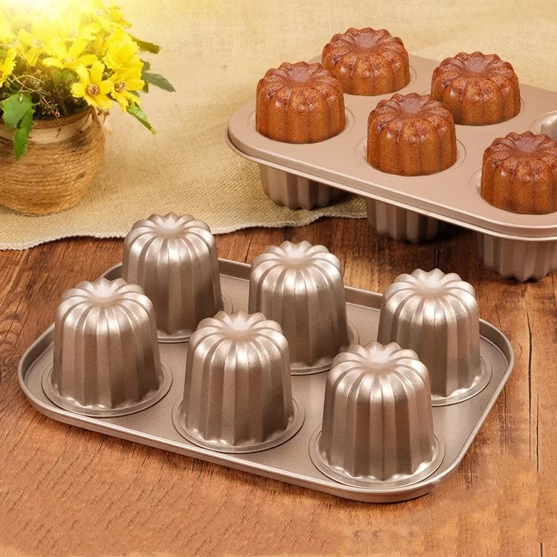 Axyaa Carbon Steel Mini Cake Pan Muffin Cupcake Baking Tool