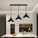 Axyaa Minimalist Retro Industrial Chandelier for Restaurant, Bar, Kitchen, and Coffee Shop