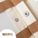 Axyaa Canvas Lunch Bag: New Fashion Student Bento Box Carry Bucket Bag