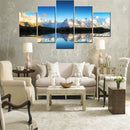 Nature Mont Blanc Massif Alps Mountains Wall Art Poster by Axyaa - Home Decor Print