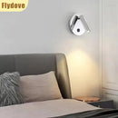 Axyaa Chrome Plated Adjustable Headboard Reading Light