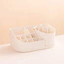Axyaa Rotating Desk Organizer: Multi-Functional 2-in-1 Stationery & Cosmetic Storage Box