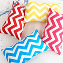 Axyaa Colorful Waterproof Outdoor Cushion Cover Striped Wave Durable Pillow Case