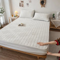 Axyaa Ultrasonic Waterproof Mattress Protector Embroidered Fitted Sheet
