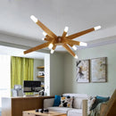 Axyaa Modern Wood Branch Chandelier – LED Living Room Lighting