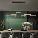 Axyaa Geometric LED Dining Chandelier Pendant Lighting for Modern Home Decor