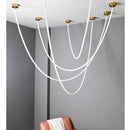 Axyaa LED Pendant Lamp: Nordic Design, 360° Luminous, for Living Room, Dining Room, Office
