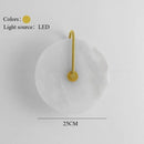 Axyaa Marble Circle Wall Lamp for Home Decor & Lighting Fixtures
