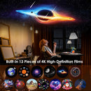 Axyaa Galaxy Projector: 13 HD Galaxy Discs for Large Star Projection Area