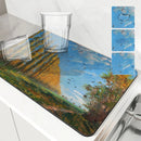 Axyaa Kitchen Drying Mat: Autumn Oil Absorbent Placemat for Cup Drying