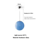 Axyaa Colorful Bubble Glass Chandelier - Lollipop Shape Pendant Light