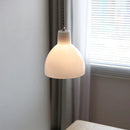 Axyaa White Glass LED Pendant Chandelier - Japan Style Hanging Lamp