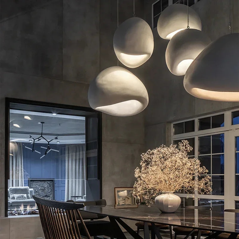Axyaa Minimalist Wabi Sabi Chandelier for Home Dining Decor