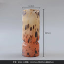Axyaa Vintage Style Glass Vase for Hydroponic Lily - Creative Flower Holder for Living Room