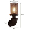 Axyaa Iron Water Pipe Wall Lamp for Restaurant Bar Cafe Club Lighting