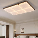 Axyaa LED Walnut Ceiling Lamp: Retro Aesthetic Wabi-sabi Master Bedroom Light