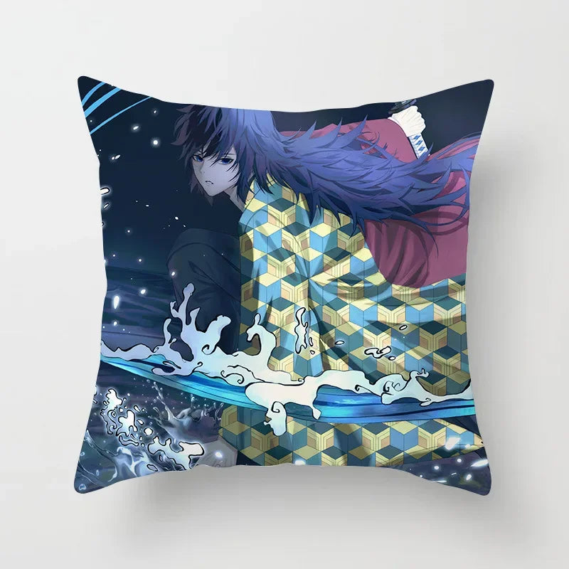 Demon Slayer Kimetsu no Yaiba Pillowcase for Kids Bedroom Decor by Axyaa