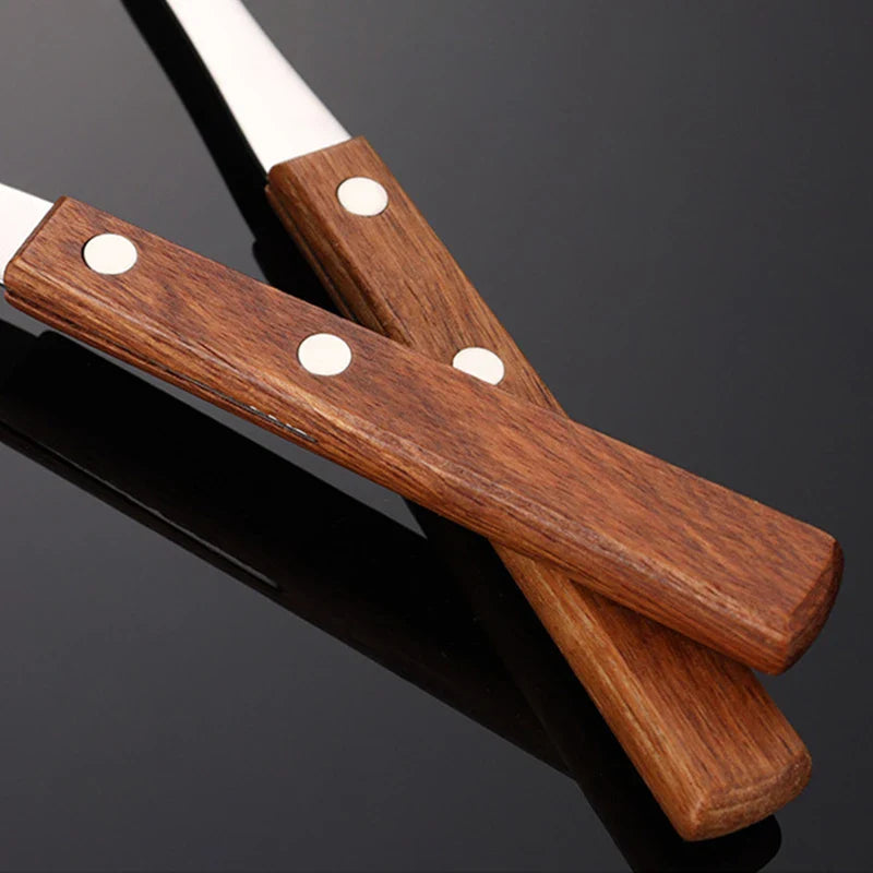 Axyaa Stainless Steel Wooden Handle Tableware Set