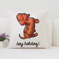 Pablo Picasso Wiener Dog Pillowcase for Modern Home Decor by Axyaa