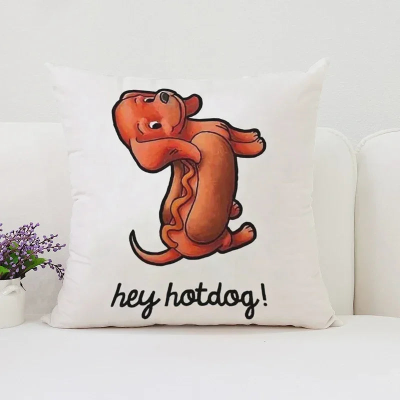 Pablo Picasso Wiener Dog Pillowcase for Modern Home Decor by Axyaa