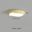 Axyaa Cream Nordic LED Ceiling Light for Modern Bedroom, Living Room & Corridors