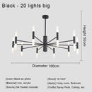 Axyaa Modern Ceiling Chandelier Light for Living Room Kitchen Bedroom Home Decor