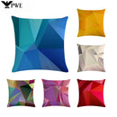 Axyaa Nordic Geometric Linen Pillowcase for Stylish Living Room Decor