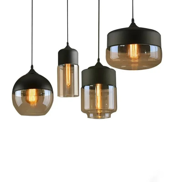 Retro Glass Chandelier for Home Decor by Axya