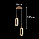 Axyaa Nordic Stair Chandelier Ceiling Light for Living and Dining Room