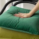 Green Velvet Throw Pillow Cover 45*45cm - Axyaa Ultra Soft Pillowcase