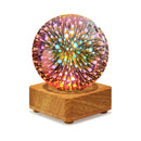 Axyaa 3D LED Cube Nightlight: Christmas Romantic Atmosphere Desk Lamp
