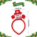 Axyaa LED Santa Claus Headband Xmas Snowman Hair Hoop - Holiday Party Accessories
